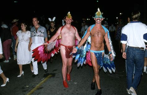 Florida Memory • Men In Costume On Duval Street During Fantasy Fest