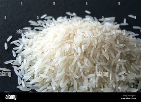 Uncooked Basmati Rice Stock Photo Alamy