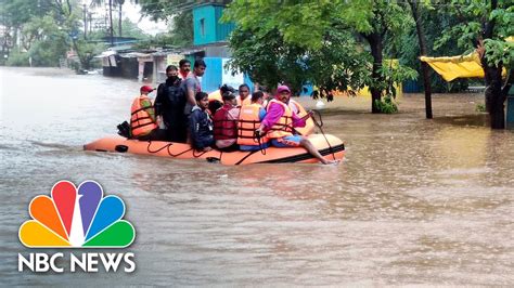Floods And Landslides Leave Dozens Dead In Maharashtra India Youtube