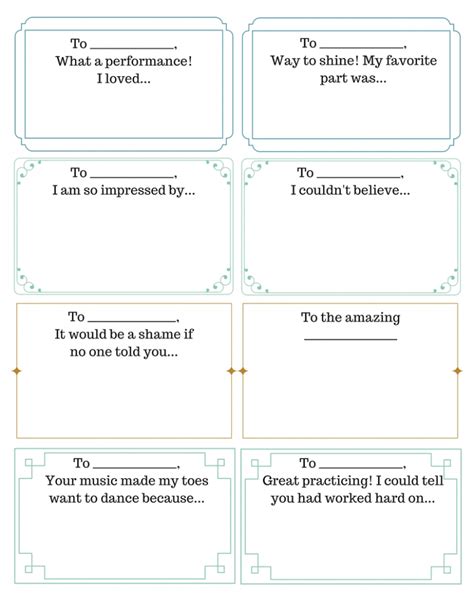 Printable Compliment Cards For Students Printable Card Free