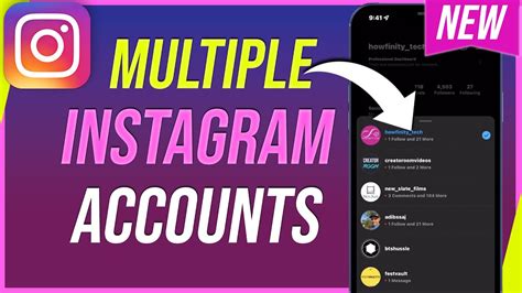 How To Add And Use Multiple Instagram Accounts Up To 7 Accounts Youtube