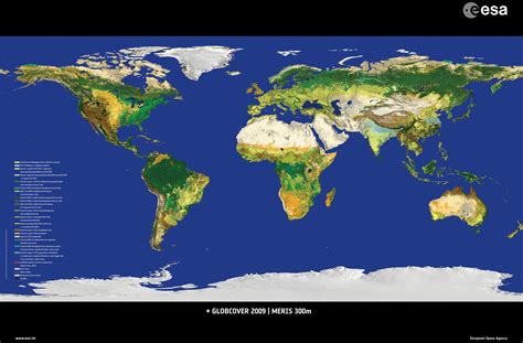 Carte Satellite Du Monde Avec La Topographie