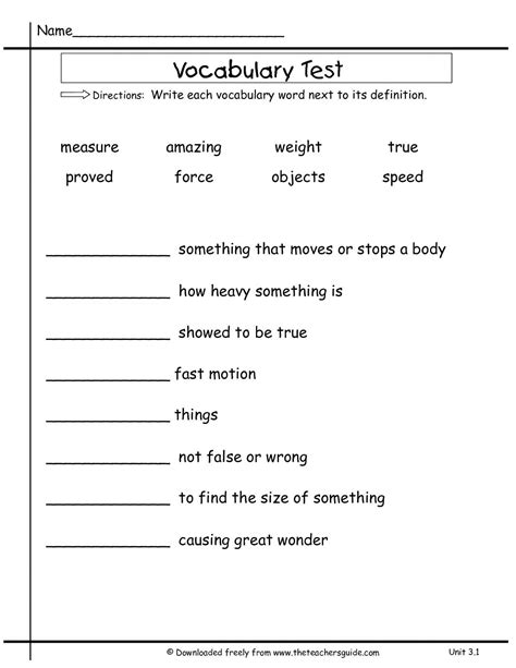 Printable Worksheets For 5th Grade