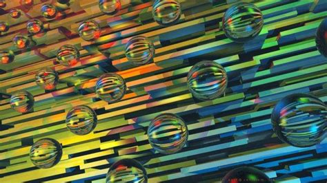 Digital Art Cgi Colorful Lines 3d Ball Sphere