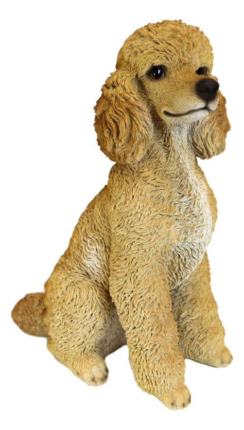 Large Realistic Groomed Brown Poodle Statue 185h Animal Pet Pal Pood