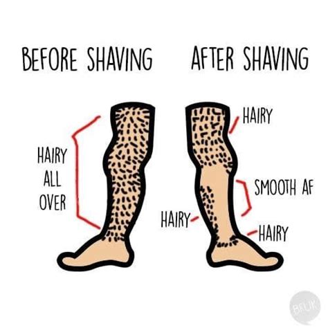 25 Memes You Need To See If Youre A Hairy Girl Smooth Legs Shaving