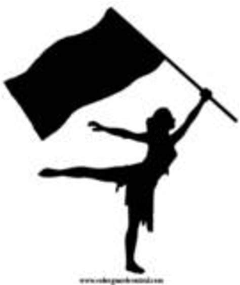 Clipart Color Guard Flags