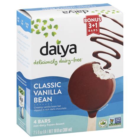 Daiya Daiya Dairy Free Frozen Chocolate Dipped Vanilla Bean Dessert