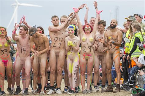 Hundreds Of Naked Runners Strip Off For Denmarks Annual Roskilde Festival Naked Race The Sun