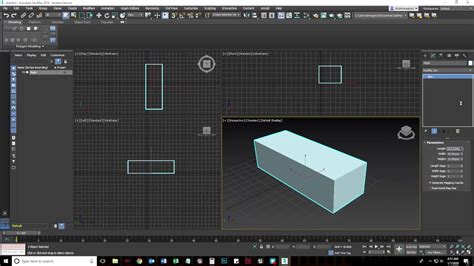 Modeling A Table With 3ds Max 02 Creating Your First Box Youtube