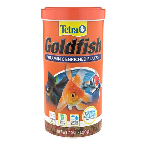 Tetrafin Goldfish Flakes 706 Ounces Balanced Diet Fish Food Brickseek