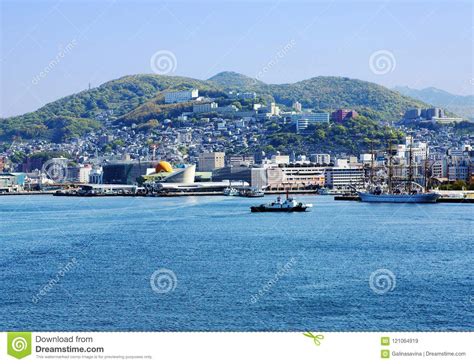 Japan Nagasaki Port Editorial Stock Image Image Of