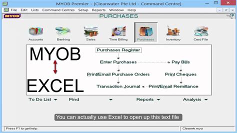 Get free download of the trial version of the myob malaysia software to test out the features. Exporting Accounts List in MYOB Accounting - YouTube