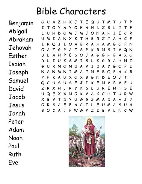 Printable Bible Word Search Puzzles Free Bible Word Search Free
