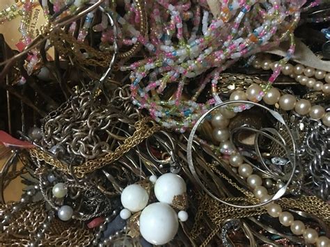 20 Pounds Large Lot Junk Drawer Craft Broken Jewelry Lot Crafts