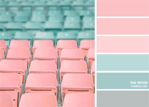 Mint And Pink Colour Scheme Pastel Colour Palette Background