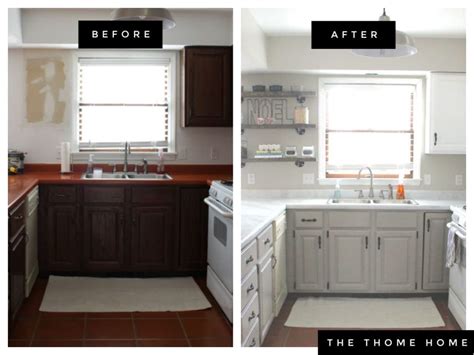 Painted Kitchen Countertops Before After Kitchen Info