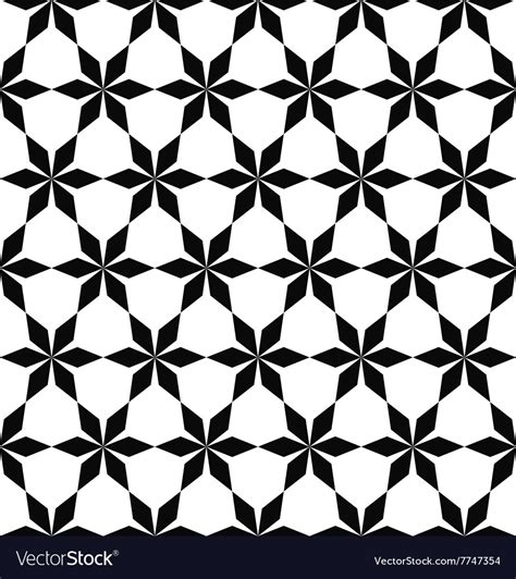 Geometric Patterns Black And White Vector