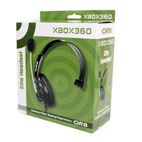Orb Elite Wired Gaming Headset For Microsoft Xbox 360 Ebay