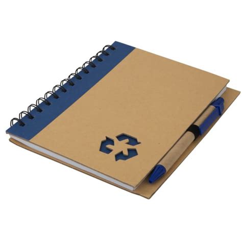 Thick Recycle Notebook And Pen Brandability
