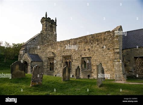 St Martins Church At Wharram Percy Deserted Medieval Village North