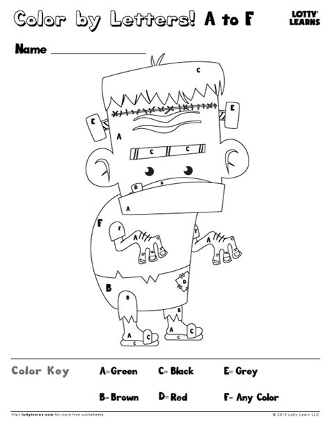 Kindergarten christmas math worksheets counting 1bw free readingtivities thanksgiving printable. FREE Halloween Frankenstein Color by Numbers Printable ...