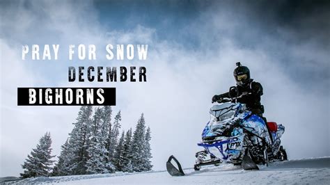December In The Bighorns Snowmobiling In Wyoming Youtube