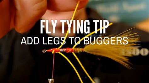 Tying Rubber Legs On Wooly Buggers Made Easy Youtube