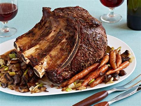 Prime rib should rest for about 30 minutes after cooking to relax the proteins and evenly distribute juices. slow roasted prime rib recipe alton brown