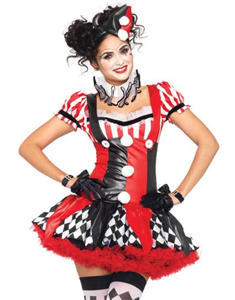Naughty Harlequin Clown Costumewonder Beauty Lingerie Dress Fashion Store