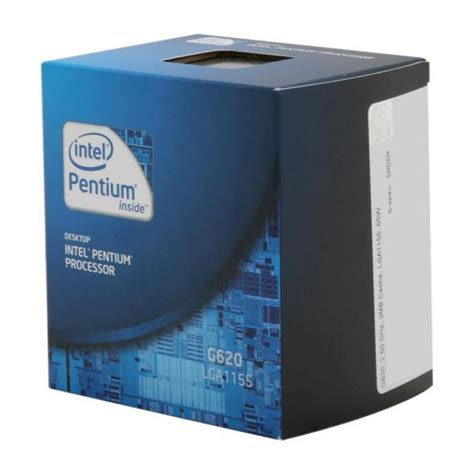 INTEL PENTIUM G620 2 6 GHZ 3MB CACHE INTEL HD GRAPHICS SOCKET 1155