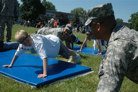 Kids Spend A Day In The Life Of Soldier Parents During Boot Camp