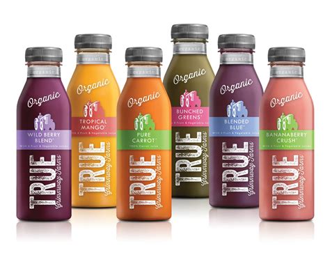 True Organic Juice Packaging Of The World