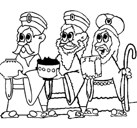 Dibujo de Los Reyes Magos para Colorear - Dibujos.net