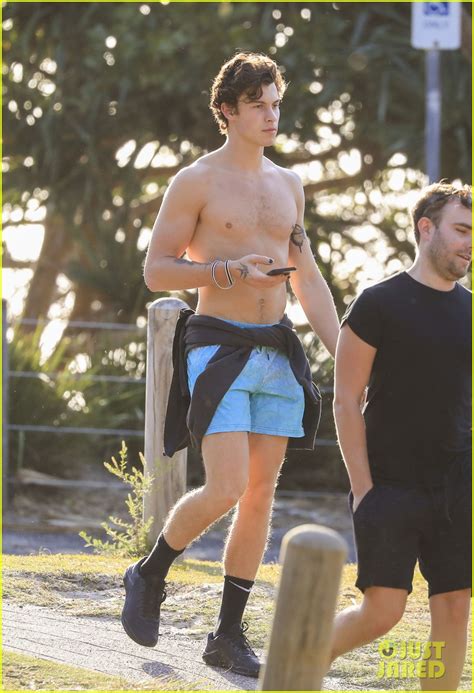 Shawn Mendes Strips Shirtless For A Day At The Beach Photo 4382424