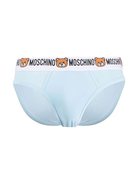 Moschino 2er Set Slips Mit Logo Bund Farfetch
