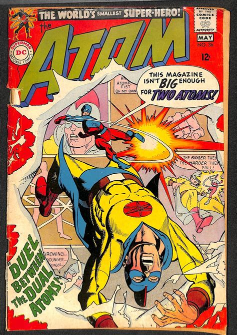 The Atom 36 1968 Comic Books Silver Age Dc Comics Superhero