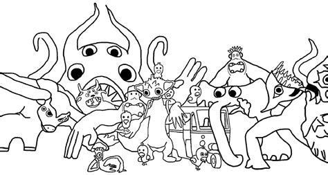 coloring pages garten of banban 4 19 coloring pages