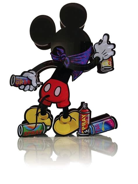 Pin By Dangling On Art Graffiti Cartoons Mickey Mouse Art Mickey