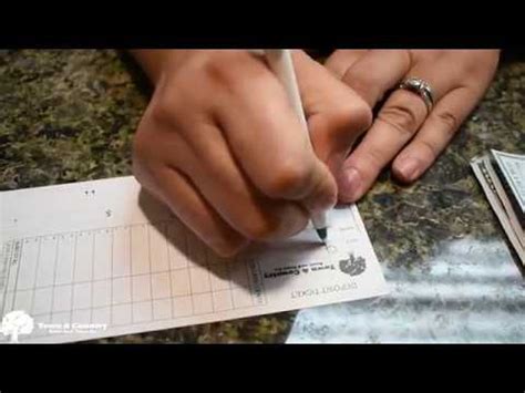 A deposit slip or deposit ticket is a short paper form when you fill out a bank deposit slip correctly and legibly, it provides the bank an itemized list of everything. How to Fill Out a Deposit Slip - YouTube