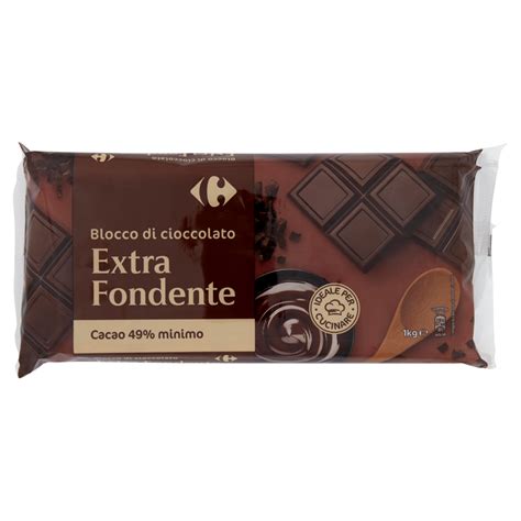 Carrefour Blocco Di Cioccolato Extra Fondente 1 Kg Carrefour