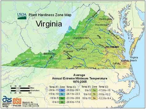 Plant Hardiness Zones Virginia Climate