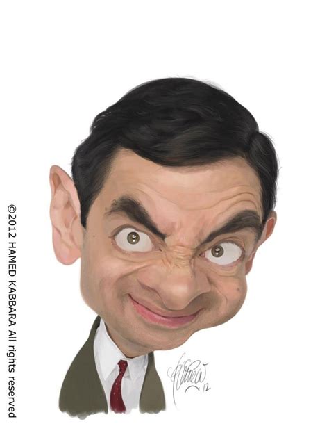 Caricatura De Rowan Atkinson Caricature Funny Cartoons Anime Vs