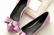 patent leather flats pearl elegant ladies shoes women slip pointed bowtie toe autumn crystal female