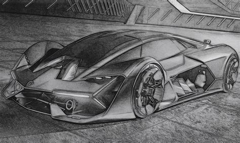 Best Lamborghini Concept Cars Sketch Car Drawing Blog