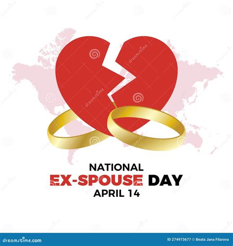 National Ex Spouse Day Vector Illustration Stock Vector Illustration Of Event Spouse