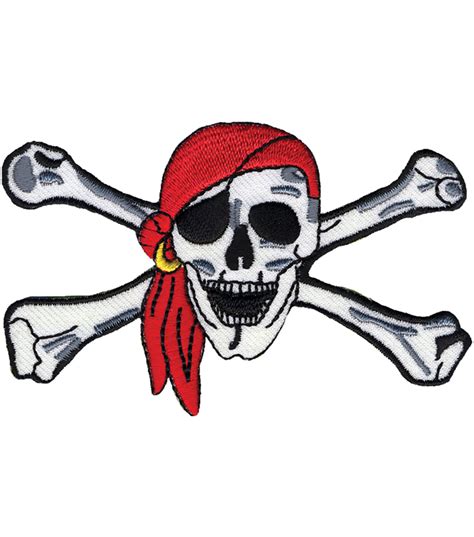 Wrights Iron On Appliques Pirate Skull And Crossbones 1 34x1 12 Joann
