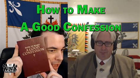 Tell my sins to the priest; BOOK: How to Make a Good Confession - YouTube