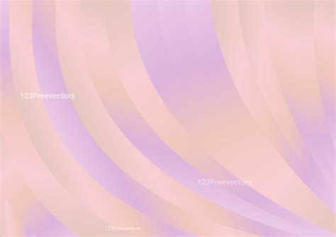 Abstract Purple And Brown Gradient Curved Stripes Background Vector Graphic