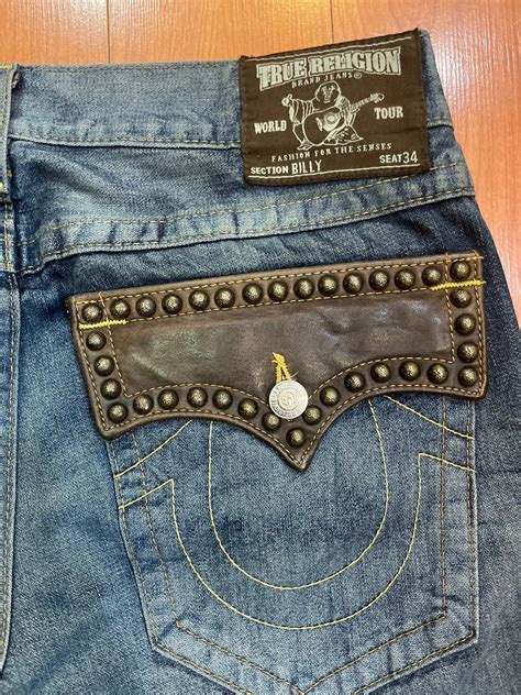 True Religion Rare Studded Baggy True Religion Jeans Grailed